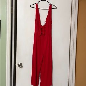 Red Romper/ Jumpsuit